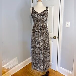 Robbie Bee Leopard Maxi Dress